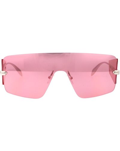 Alexander McQueen Am0460s Sunglasses - Pink