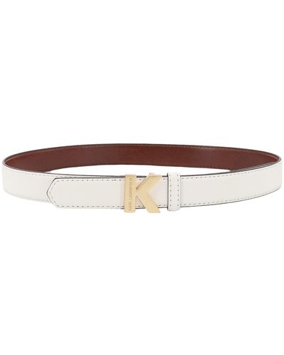 Karl Lagerfeld Belt - White