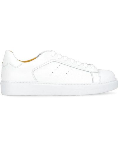 Doucal's Leather Trainers - White