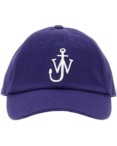 JW Anderson Logo Cap Hats - Purple