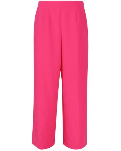 Vero Moda Elegant Cigarette Pants With Hidden Zip Closure - Pink