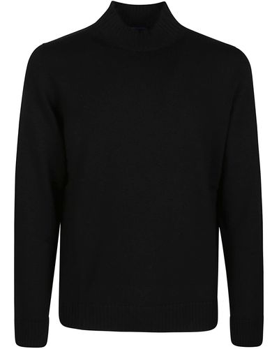 Drumohr Turtle Neck Sweater - Black
