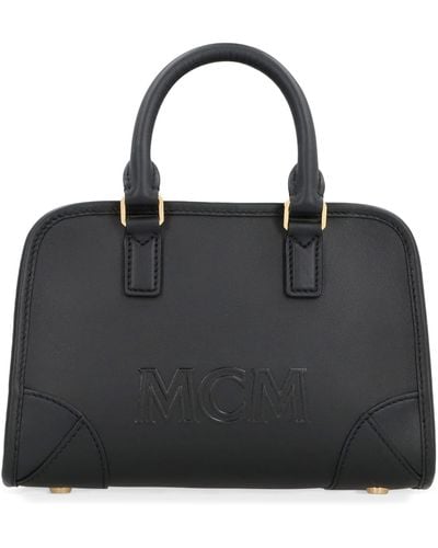 MCM Boston Leather Mini Bag - Black