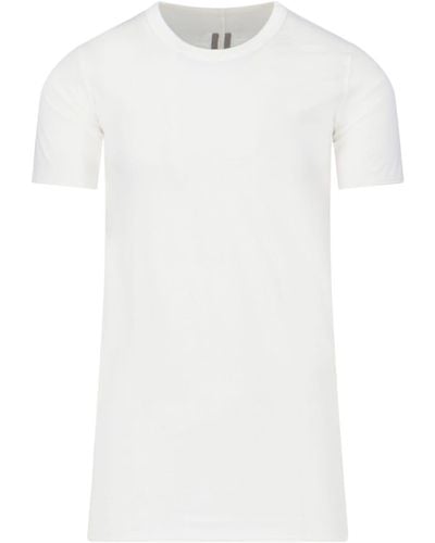 Rick Owens Basic T-shirt - White