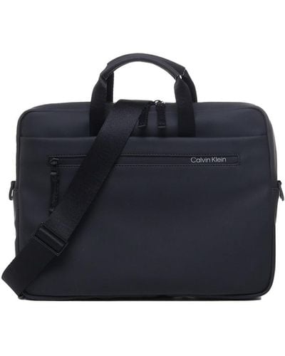 Calvin Klein Convertible Laptop Bag - Blue