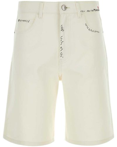 Marni Denim Bermuda Shorts - Natural