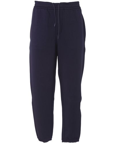 Emporio Armani Travel Essential Double Jersey jogger Pants - Blue