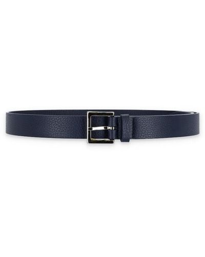 Orciani Leather Belt - Blue