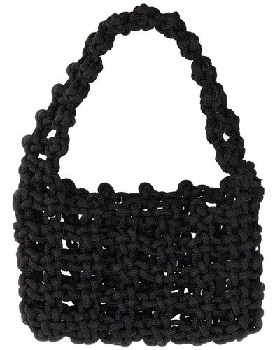 Kara Knot Shoulder Bag - Black