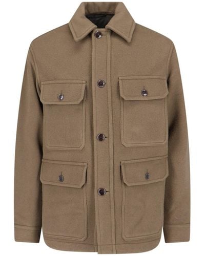 Lemaire Hunting Jacket - Brown