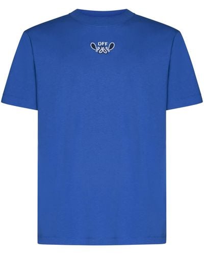 Off-White c/o Virgil Abloh T-shirts And Polos - Blue