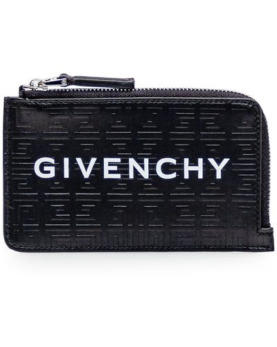 Givenchy Card Holder With Logo - Black