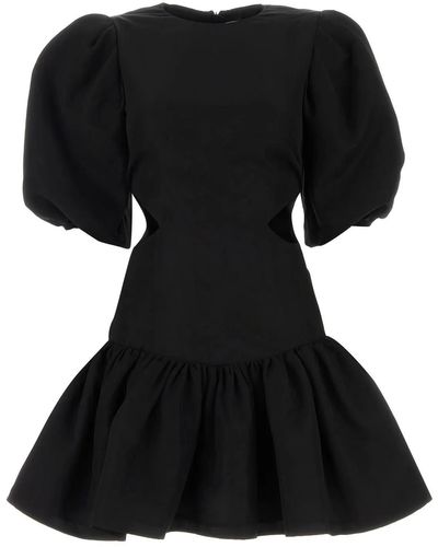 MSGM Viscose Blend Mini Dress - Black