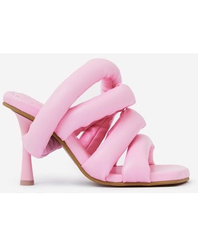 Yume Yume Circular Heel Sandals - Pink