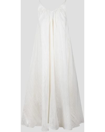 THE ROSE IBIZA Silk Long Dress - White
