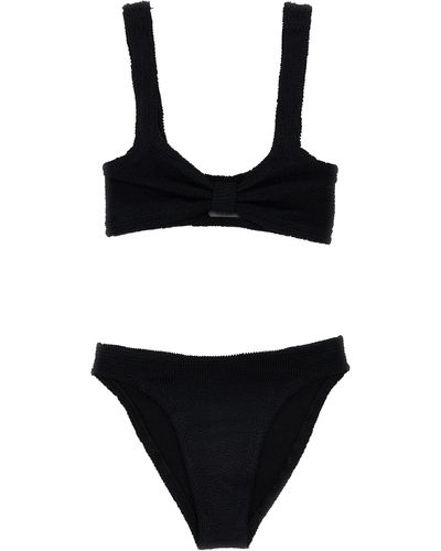 Hunza G Bonnie Bikini Set - Black