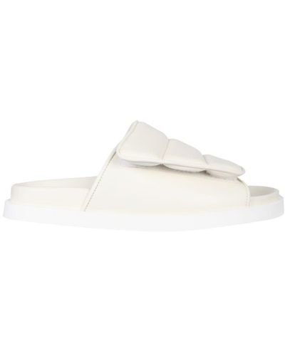Gia Borghini Gia 3 Puffy Sandals - White