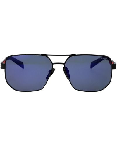 Prada Linea Rossa 0ps 51zs Sunglasses - Blue