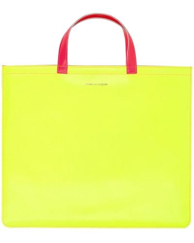 Comme des Garçons Super Fluo Tote Bag - Yellow