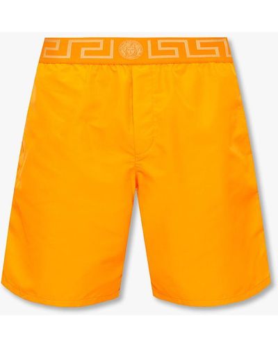 Versace Swimming Shorts - Yellow