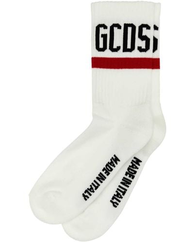 Gcds Stretch Cotton Blend Socks - White