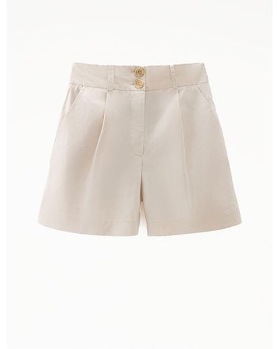 Woolrich Cotton Shorts - White