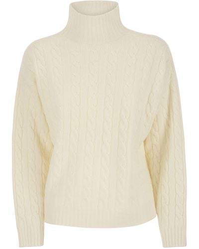 Peserico Plaited Sweater - White