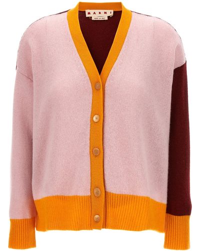 Marni Colorblock Cardigan - Pink