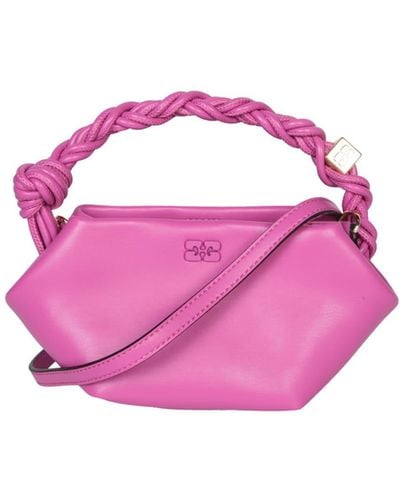 Ganni Mini Bou Handbag - Pink