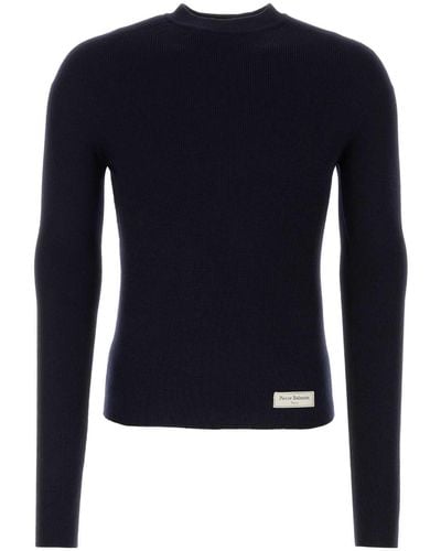 Balmain Wool Jumper - Blue