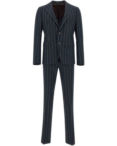 Brian Dales Wool And Cashmere Suit - Blue
