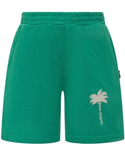 Palm Angels Shorts The Palm - Green