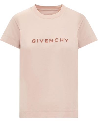 Givenchy 4g Tufting Cotton T-shirt - Pink