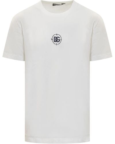 Dolce & Gabbana Navy T-shirt - White