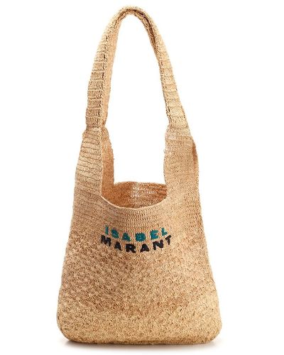Isabel Marant Praia Medium Hobo Bag - Natural
