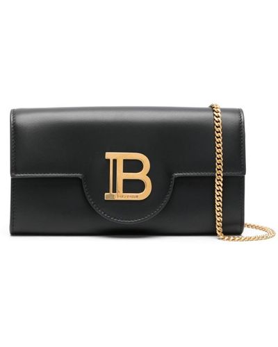 Balmain B-Buzz Wallet On Chain - Black