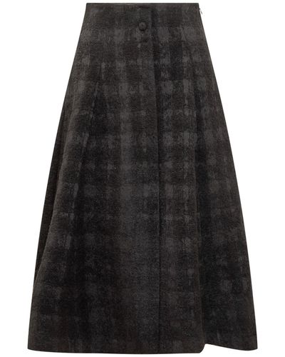 Rochas Midi Skirt - Black