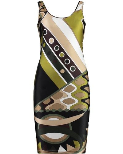 Emilio Pucci Printed Lycra Short Dress - Multicolor