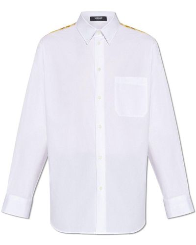 Versace Shirt With Pockets - White