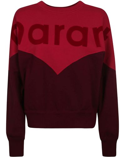 Isabel Marant Houston Sweatshirt - Red