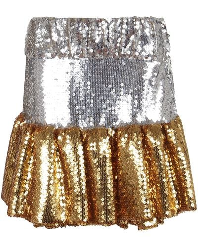 Rabanne Sequin Skirt - Multicolour