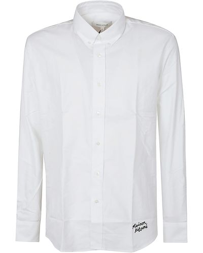 Maison Kitsuné Signature Logo Formal Shirt - White