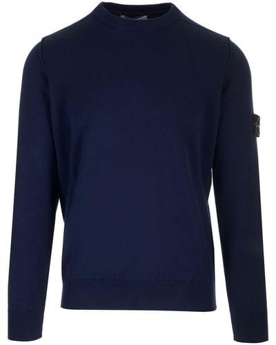 Stone Island Sweaters - Blue