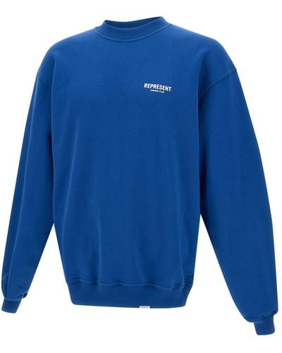 Represent Owners Club Cotton Sweatshirt - Blue