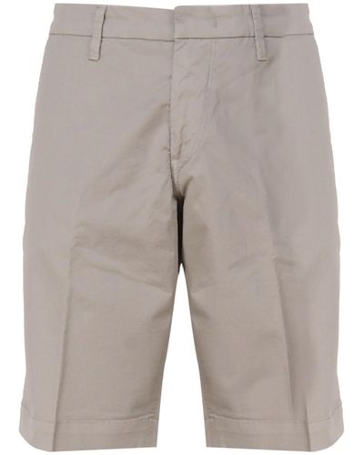 Fay Cotton Bermuda Shorts - Grey