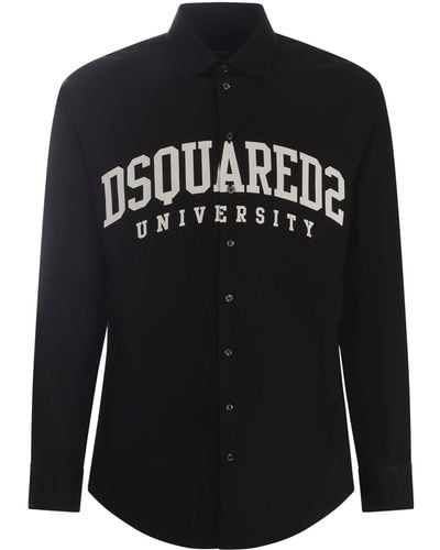 DSquared² Shirt "university" - Black