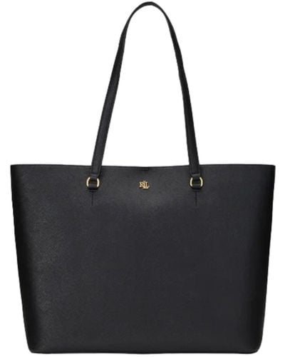 Polo Ralph Lauren Karly Large Tote Bag - Black