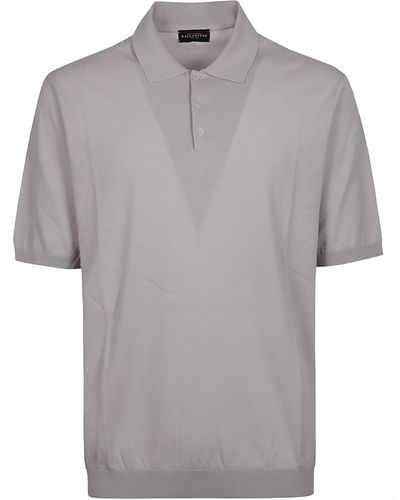 Ballantyne Short Sleeve Polo Shirt - Grey