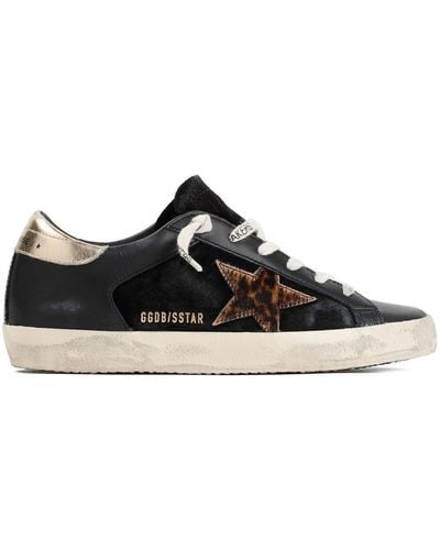 Golden Goose Super-star Lace-up Sneakers - Black