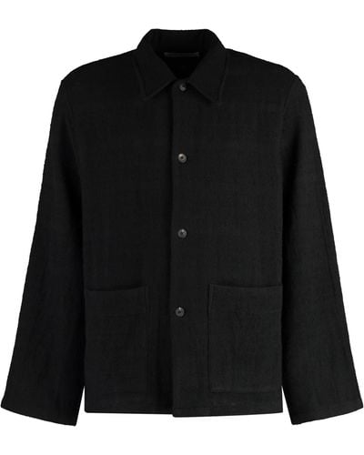 Our Legacy Haven Technical Fabric Overshirt - Black